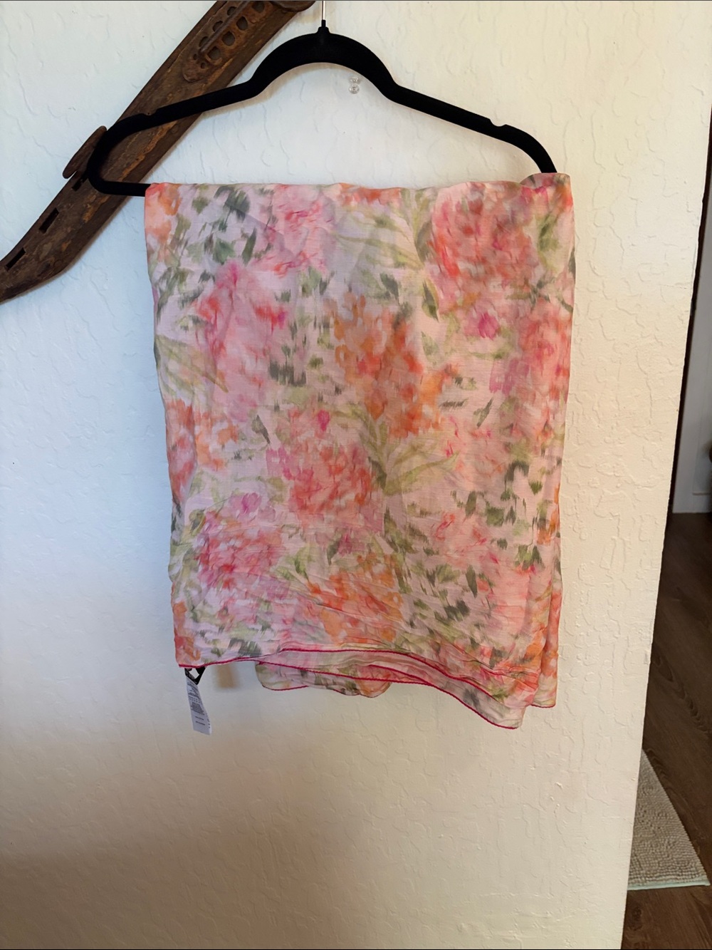 Ralph Lauren Floral Sarong in Pink and Coral
